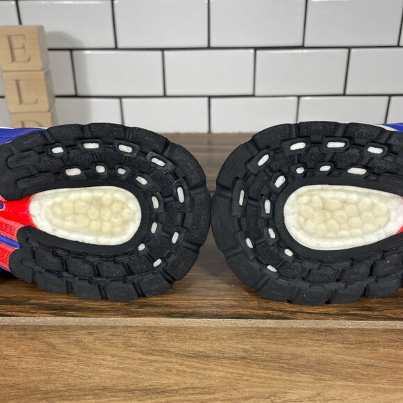 adidas Response Boost Techfit Womens Size 8 Running Shoes Blue Purple Sneaker - Picture 8 of 13